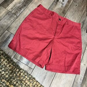 Brooks Brothers 346 Classic Red 💯 Cotton Chino flat Shorts size W40